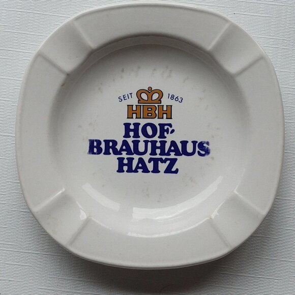 Fisher & Co. HOF-BRAUHAUS HATZ Ashtray - Picture 1 of 3